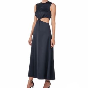 AMUR Cutout Dress in Dark Navy